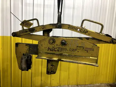 2,000 LB 1 TON MAN SAVER SINGLE RIM VERTICAL COIL LIFTING TONG SCISSOR TYPE COIL LIFT: STOCK #15819