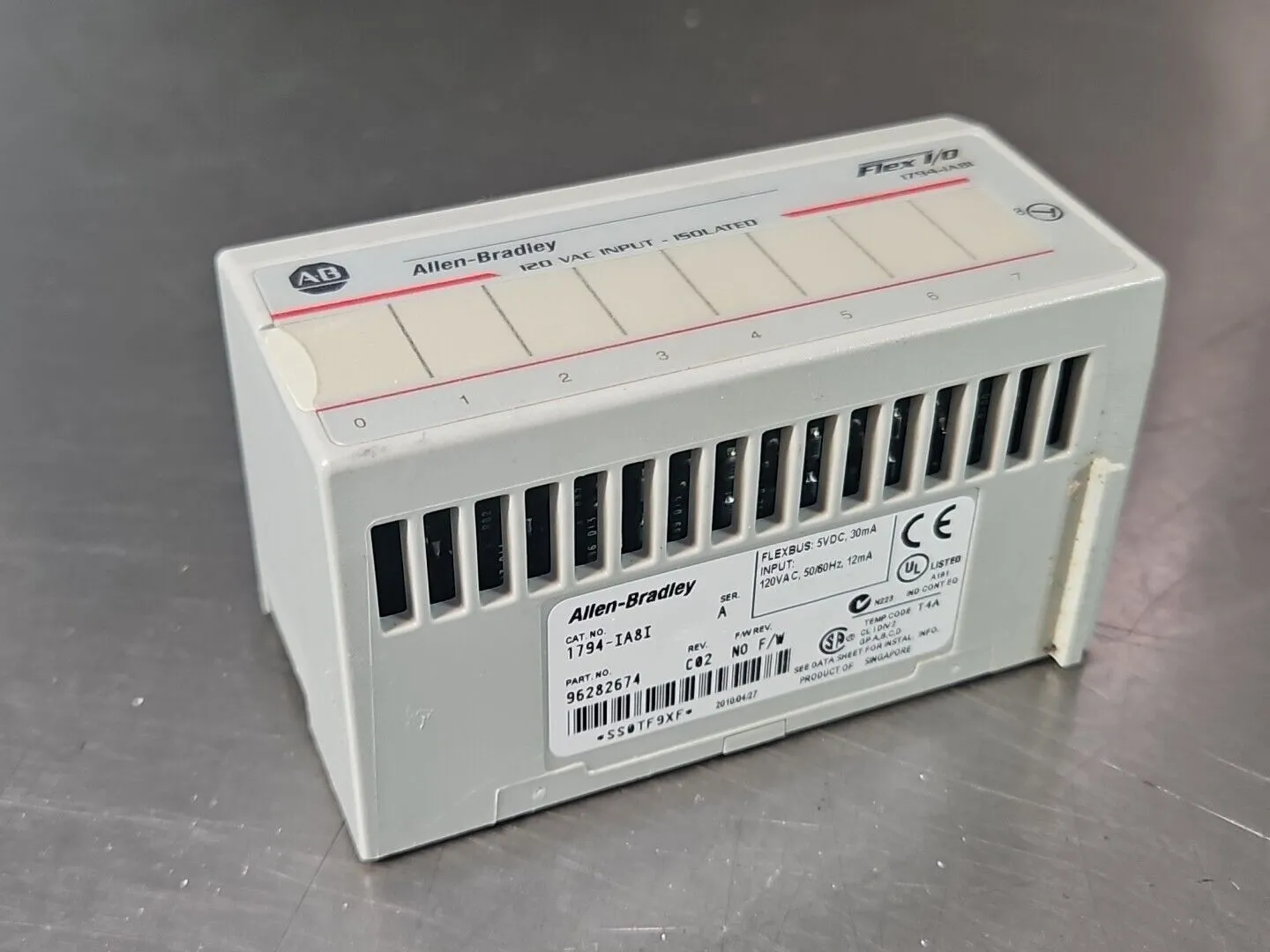 Allen Bradley 1794-IA8I Ser A Flex I/o Output Module loc3C22