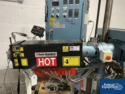 USED Davis-Standard 3 Roll Sheet Stack Davis-Standard 1.25” Extruder Line
