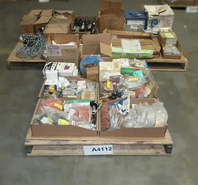 3 PALLETS OF ASSORTED VALVE AND REPLACEMENT PARTS
