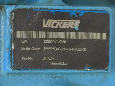 Used VICKERS _UNKNOWN_ Hydraulic Pumps Indiana US | Arrow Industrial #1365366