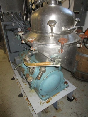 Alfa-Laval BRPX 207 SGV-39-60 clarifier, 316SS.