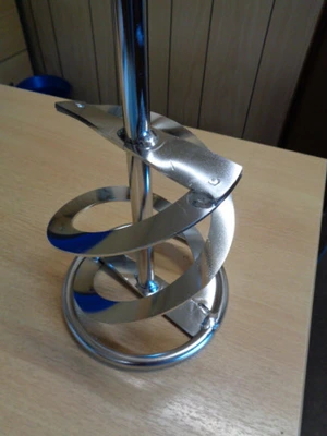 140mm Dia S/S Twin Blade Spiral