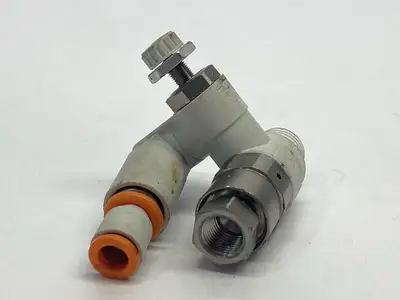 ASP430F-N02-07-S | SMC  Flow Control Valve 1/4" NPT - Used
