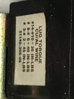 USED SQUARE D H-60-SV