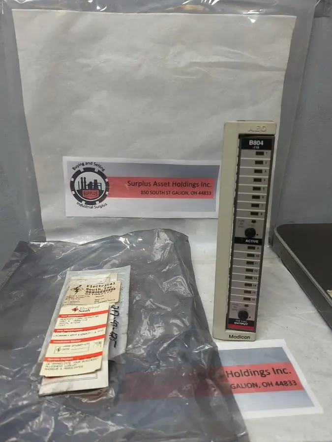 Used MODICON B804-116 Industrial Controls | Surplus Asset Holdings #1222048