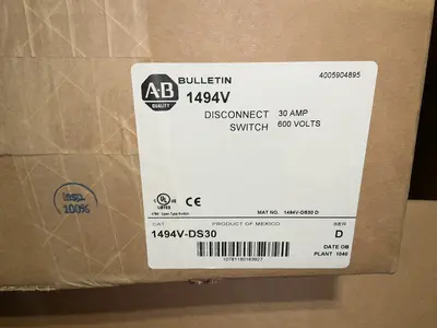 New | in-Stock ALLENBRADLEY 1494VDN30AE Disconnects Ohio US | HGR 24 #1284741