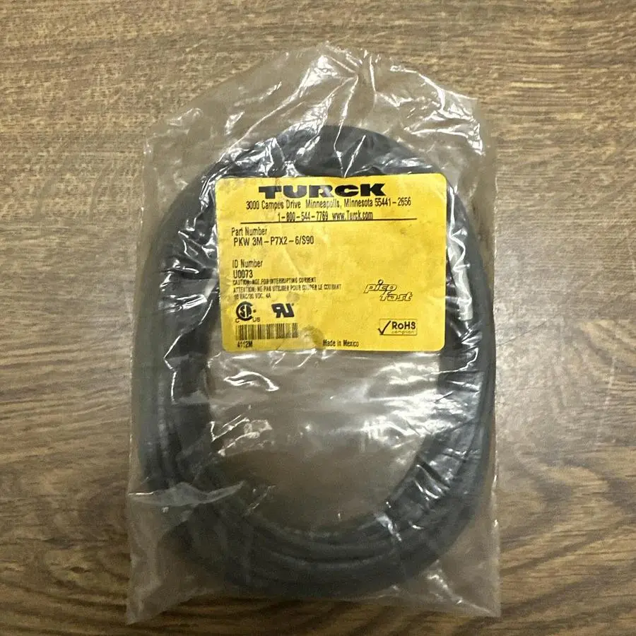 New | in-Stock TURCK PKW 3M-P7X2-6/S90 Miscellaneous Equipment (Electrical & Power) | Surplus Asset Holdings #1198820