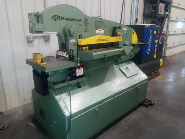 Used PIRANHA P140 IRON WORKER Ironworkers Wisconsin US | Mac-Tech #401366