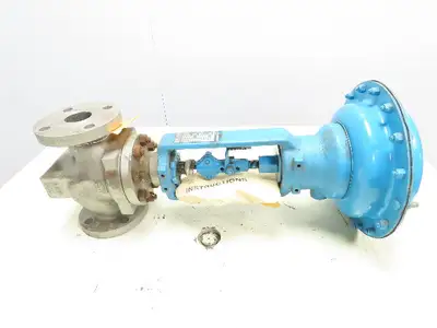 Jamesbury G130JGE32EA2G Pneumatic Diaphragm Actuator 2" Flanged Control Valve SS