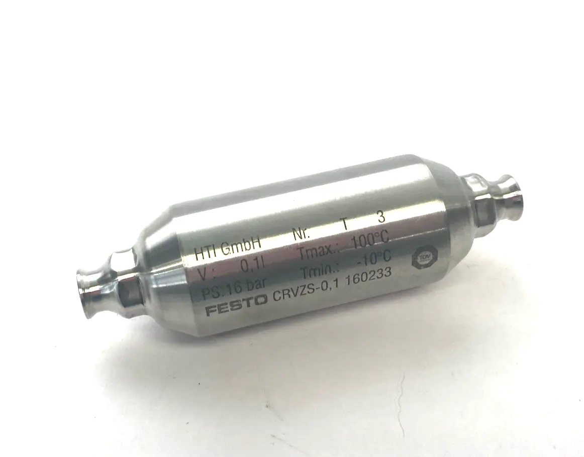 Used Festo Stainless Steel Air Reservoir 0.1L Capacity 160233 Pressure Tanks Michigan US | Maverick Industrial Sales #1395609