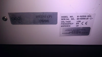 Used HYBAID Does Not Apply Clinical Laboratory - Other California US | CAL-L Enterprises #1459435