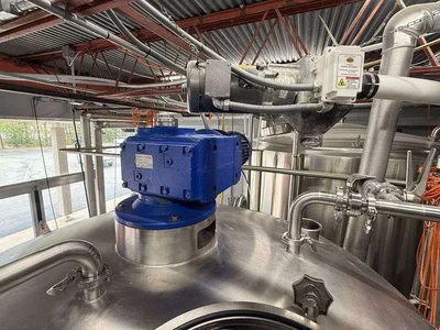 Deutsche 15 BBL 3-Vessel Steam Jacketed Brewhouse with BK, MT, WP, Heat Exchanger, Mash Pump & More!