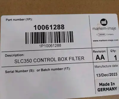 MARKEM IMAJE 10061288 slc350 control box filter (box w/8) Loc4D1