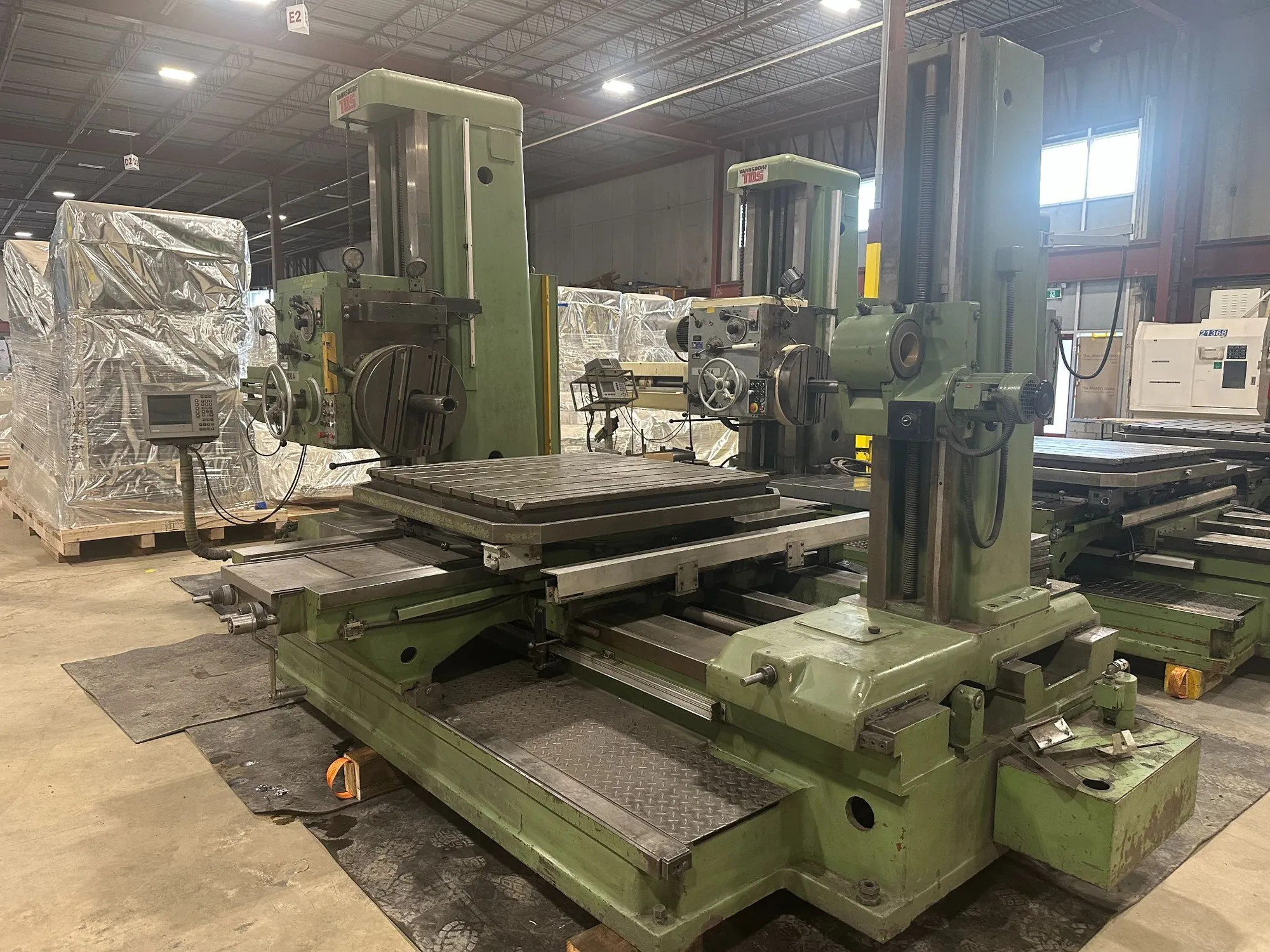 Used 1998 TOS VARNSDORF W100A Horizontal Table Type Boring Mills Ontario CA | Brampton #1283247