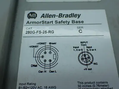 USED ALLENBRADLEY 280GFS25RG