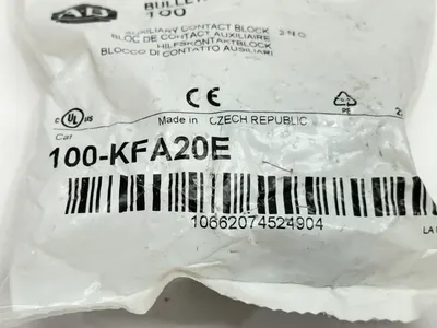 100-KFA20E | Allen Bradley  Ser A Auxiliary Contact Block 600VAC - New