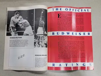 USED BOXING ILLUSTRATED FEBRUARY 1989