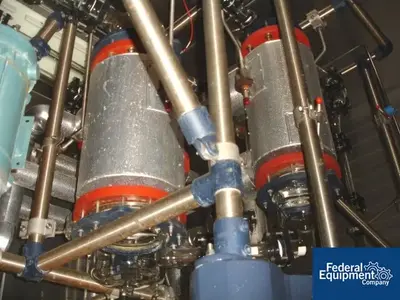 USED R&M Italia 100 Liter R & M Italia Glass Lined Reactor Set