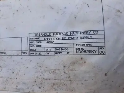 Filler, Form, Fill & Seal, Triangle, Model SB6C, Acceleron #S744817