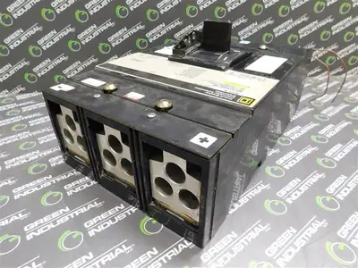 Square D MHL36450225DC1680 Circuit Breaker 500 VDC 450 A MA11128 Trip Unit Used