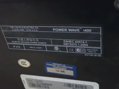USED LINCOLN ELECTRIC POWERWAVE I400