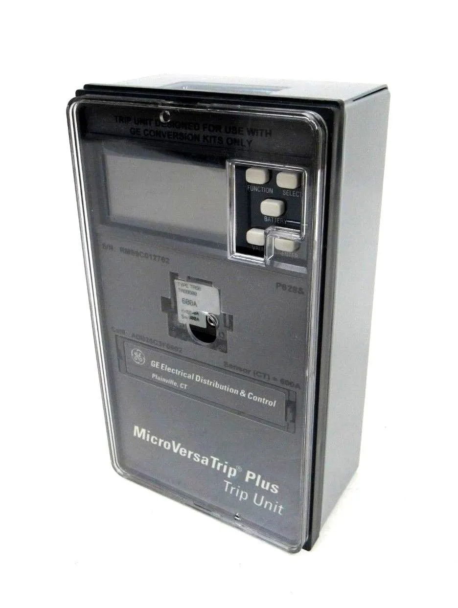 USED GENERAL ELECTRIC ADB25C3F0602 MICROVERSATRIP PLUS UNIT 600A-600A