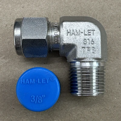 NEW Ham-Let 3/8 Compressiom To 3/8