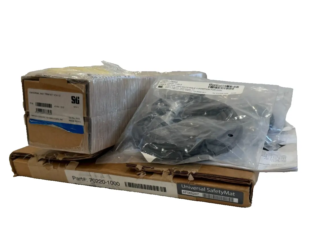 NEW STI OMRON UNIVERSAL AF065267 SAFETY MAT KIT WITH ACCESSORIES