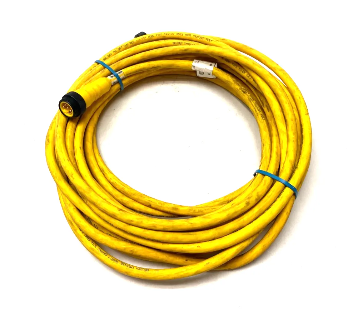 USED LUMBERG AUTOMATION DOUBLE-ENDED CABLE CORDSET M TO F 500003197