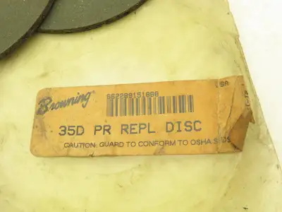 Browning 35D PR Torque Limiter Repl Disc Limiter Disc Accessory Set of 2 Discs