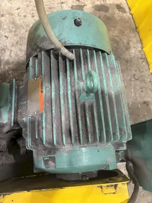 15 HP G&P MODEL 4168 4" X 168" BELT GRINDER: YOBRO #24126