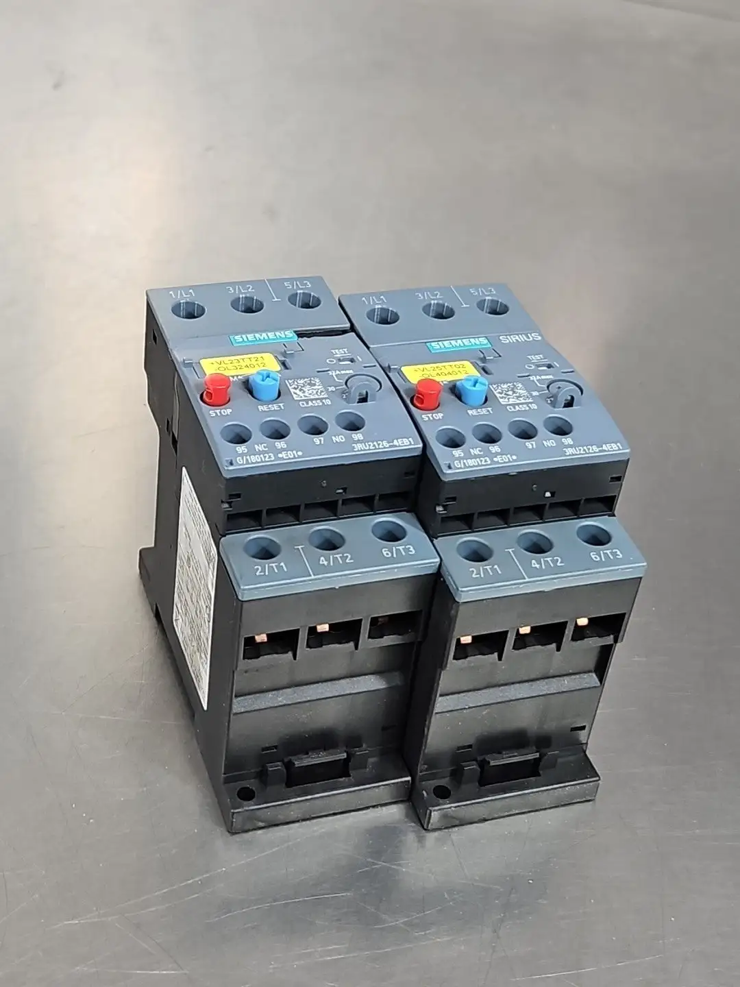 Siemens 3RU2126-4EB1 Overload Relay (LOT OF 2) Loc4D18