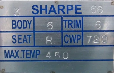 NEW SHARPE 66 BALL VALVE 3" CF3M