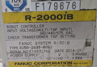Used 2016 FANUC R-2000IB/210F + R30IB Robots Michigan US | iGAM Industrial Marketplace #1143989