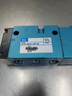 MAC 811C-PM-611JB-152 Solenoid Valve w/PME-611JB 24VDC Module. 6A-12