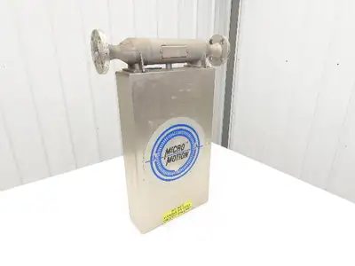 Micro Motion S100S128 Mass Flow Sensor 1" Flanged Coriolis Meter 2250 PSI