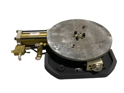 Used Allenair Pneumatic Rotary Indexing Table 11" Diameter w/ Pin Holes Rotary Tables Michigan US | Maverick Industrial Sales #1395072