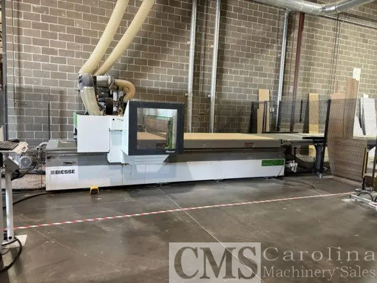Used 2017 BIESSE ROVER S FT 1536 CNC ROUTER WITH A 12′ X 5′ TABLE CNC Routers PY | CAROLINA MACHINERY SALES #712551
