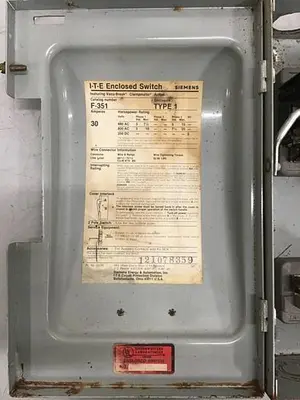 USED SIEMENS F-351