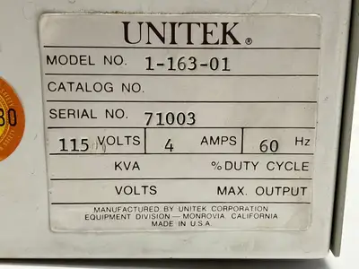 Used UNITEK 125 Spot Welder Power Supply Spot Welders Michigan US | Maverick Industrial Sales #1410746