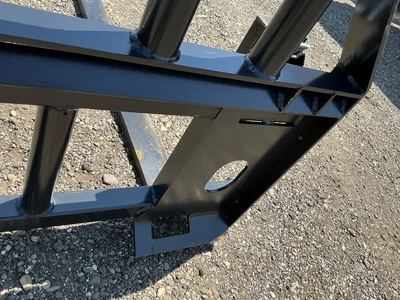 New JCT 60” Fork Skid Steer Attachment, Quick Attach Carriage with Two 60” Forks, Forks are 4” Wide