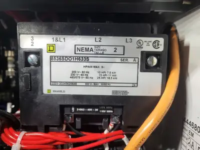 USED SQUARE D MODEL 6