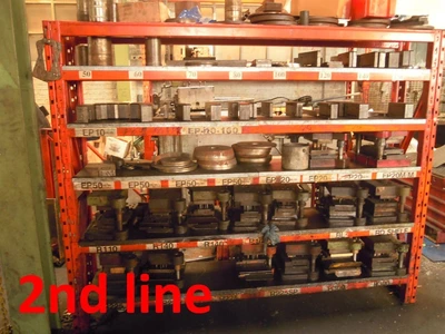 USED COLOMBO PROFILING LINE FOR MAKING PERFORATED VERTICAL CORNER PROFILES