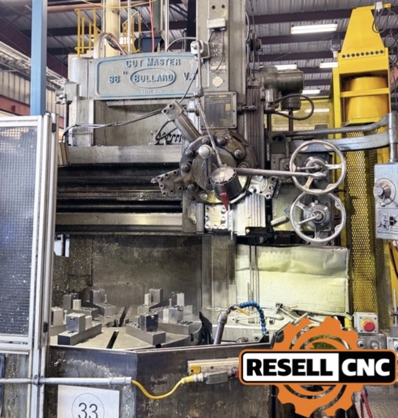 Used Bullard Cutmaster 36 VTL Vertical Boring Mills (incld VTL) Florida US | Resell CNC #206486