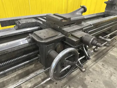 28" X 126" AMERICAN PACEMAKER ENGINE LATHE 2-1/8" HOLE: STOCK #23510