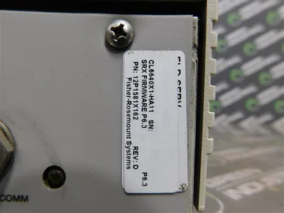 Fisher Rosemount CL6640X1-A2 Provox SRX Controller Data Highway Rev. N Used