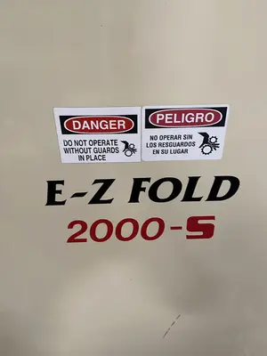 USED 1900 NEDCO E-Z FOLD 2000-S