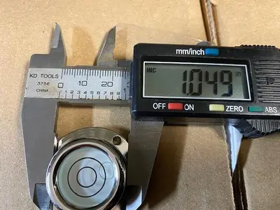 Used EPIROC (ATLAS COPCO) LARGE ROUND LEVEL / BUBBLE LEVEL - 58038761 Construction Equipment Parts Pennsylvania US | East West Machinery & Drilling #1417093