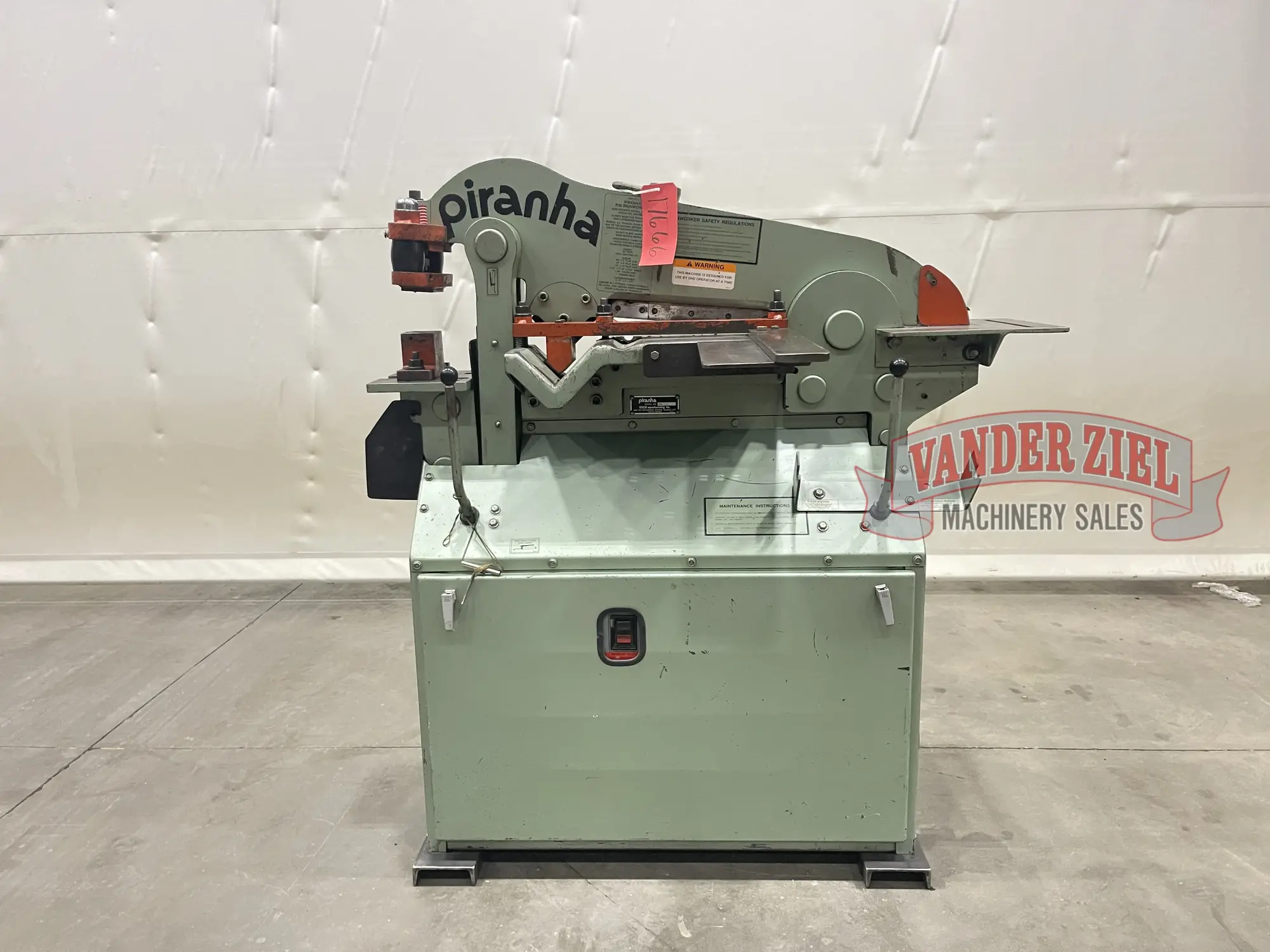 Used PIRANHA P36 Ironworkers Michigan US | Vander Ziel Machinery Sales #480475